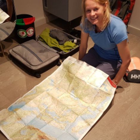 Karikart. Kallenavnet fikk hun etter å ha dratt på kart og kompass til Nepal hvor vi hadde guider og sherpaer til å vise oss veg.